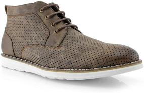 img 4 attached to Stylish Perforated Two Tone Men's Shoes and Fashion Sneakers - Polar Fox MPX506058