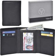 👔 valenchi vintage leather wallets for men: stylish accessories, card holders & bill organizers logo