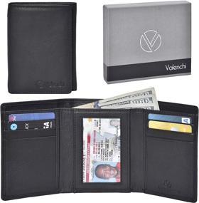 img 4 attached to 👔 Valenchi Vintage Leather Wallets for Men: Stylish Accessories, Card Holders & Bill Organizers