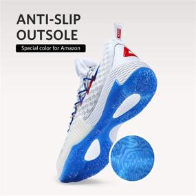 img 3 attached to PEAK Basketball Breathable Lightning Professional Men's Shoes and Athletic