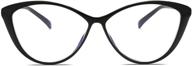 🕶️ stylish & protective: sojos oversized cateye blue light blocking glasses for women logo