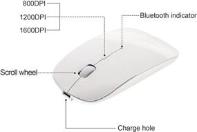 img 3 attached to Tsmine Rechargeable Wireless Receiver Notebook