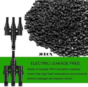 img 1 attached to 🔌 JHBOX T Branch Connectors: Solar Panel Cables and Connectors Kit for Housing, Commercial Roof, RV - TUV Certified (1 Pair)