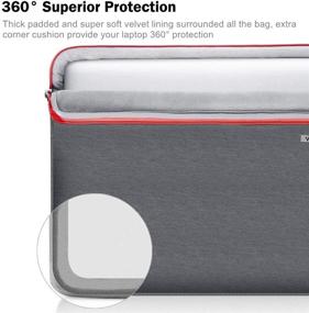 img 2 attached to Voova 360°Protective Compatible Chromebook Waterproof Gray