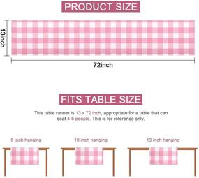 img 3 attached to 🏡 Yuboo Thick Tablecloth for Farmhouse Decor - Enhance Your Home Style