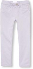 img 1 attached to Lovely Lavender French Jeggings for Girls 👖 at Children's Place - Stylish Pants & Capris Collection
