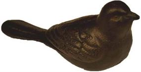 img 4 attached to 🐦 Echolife Cast Iron Bird Door Stopper - Adorable & Decorative Metal Door Stop for Home Office