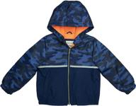 🧥 stay warm with carters fleece lined midweight jacket for boys' clothing logo