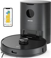 🤖 airrobo t10+ robot vacuum and mop: auto dirt disposal, lidar navigation, alexa and google assistant compatible, max suction power of 2700pa for pet hair, hard floors, and carpet - 250min runtime логотип