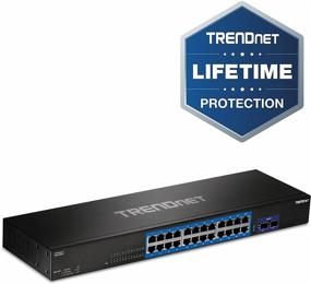 img 3 attached to 🔌 TRENDnet 24-Port Gigabit Switch with 2 X 10G SFP+ Slots: Fanless Design, 19” 1U Rack Mountable - TEG-30262