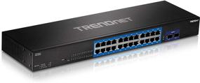 img 4 attached to 🔌 TRENDnet 24-Port Gigabit Switch with 2 X 10G SFP+ Slots: Fanless Design, 19” 1U Rack Mountable - TEG-30262