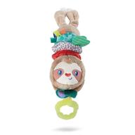 🎶 infantino music & motion pulldown sloth: multi-textured teether, attachable to strollers and gyms - bpa-free musical plush sloth for tactile exploration logo