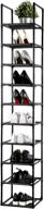 👠 wincang 10 tiers shoe rack: space-saving vertical storage organizer for 10 pairs of shoes логотип