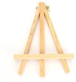 img 1 attached to 🖼️ Tosnail 9" Tall Natural Pine Wood Tripod Easel Photo Painting Display Portable Tripod Holder Stand, 6 Pack -Sturdy, Portable & Versatile Easel Stand for Displaying Artwork & Photos