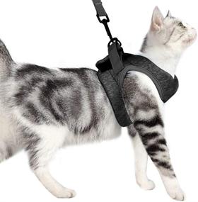 img 4 attached to YoneKiera Cat Harness Leash Set