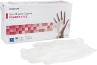 🧤 high-quality mck11151310 exam glove: mckesson nonsterile powder-free vinyl, smooth clear (large) - not chemo approved logo