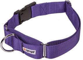 img 2 attached to GOGO Pet Products Purple X-Large Martingale Gentle Training Collar