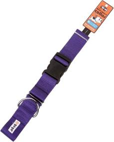 img 1 attached to GOGO Pet Products Purple X-Large Martingale Gentle Training Collar