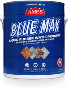 img 4 attached to 🔵 AMES Blue Max Regular Liquid Rubber Waterproofer - 1 Gallon BMX1RG