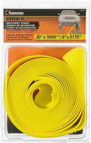 img 1 attached to 🚗 High-Strength Vehicle Recovery Strap by Keeper - 2 Inch x 20 Feet, 15,000 lb Web Capacity