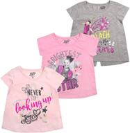 👧 girls' clothing nickelodeon girls 3-pack t-shirts for toddlers logo