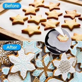 img 3 attached to 🍪 Enhance Your Cookie Decorating Skills with the Clear Acrylic Square Cookie Turntable Kit: Swivel Stand and Decorating Tools for Mini to Large Size Cookies - (5.9x5.9 Inches)