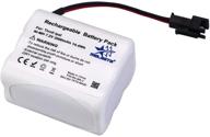 🔋 melasta 7.2v 2000mah ni-mh audio replacement battery for tivoli pal ipal radio: ma-1, ma-2, ma-3 compatible 2 wire battery logo