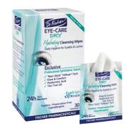 dr. fischer daily hygienic & hydrating eyelid wipes: a complementary aid for dry eye syndrome and ocular secretion cleanse - moisture enriched for effective cleansing and hydration (30 wipes) logo