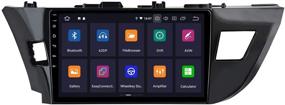 img 4 attached to 🚗 Upgrade your Toyota Corolla with the Dasaita Android 9.0 Car Audio Stereo 10.2"! Enjoy Bluetooth Multimedia, GPS Navigation, Music, and Video Player with this Touchscreen Quad Core 2G + 16G Head Unit designed for 2014-2016 models.
