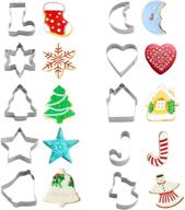 christmas cookie cutters set gingerbread kitchen & dining logo