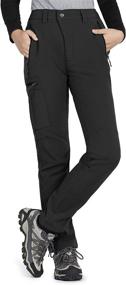 img 3 attached to 👖 Gouxry Women's Snow Ski Pants: Stylish and Waterproof Outdoor Cargo Snowboard Pants for Hiking and Skiing