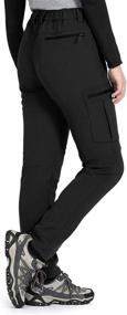 img 2 attached to 👖 Gouxry Women's Snow Ski Pants: Stylish and Waterproof Outdoor Cargo Snowboard Pants for Hiking and Skiing