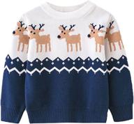 🦌 leexiang reindeer boys' clothing: stylish pullover sweaters and sweatshirts logo