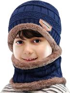 maylisacc winter beanie warmer touchscreen boys' accessories ~ cold weather logo