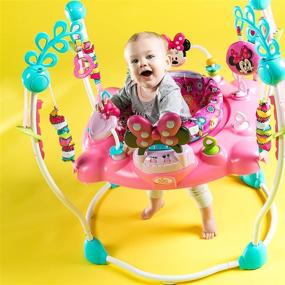 img 2 attached to 🐭 Disney Baby MINNIE MOUSE Peek-A-Boo Activity Jumper with Lights, Melodies, and Enhanced SEO, Suitable for 6 Months +