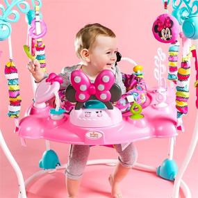 img 3 attached to 🐭 Disney Baby MINNIE MOUSE Peek-A-Boo Activity Jumper with Lights, Melodies, and Enhanced SEO, Suitable for 6 Months +