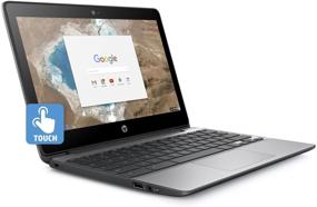 img 2 attached to 💻 High-Performance HP Chromebook 11 with Touchscreen, 4GB RAM, 16GB eMMC and Chrome OS