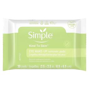 img 4 attached to 👀 Quick and Gentle Eye Makeup Removal: Simple Kind to Eyes Eye Makeup Remover Pads, 30 ct