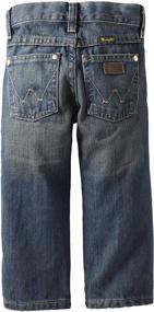 img 2 attached to 👖 Retro Relaxed Fit Boot Cut Jeans for Wrangler Boys