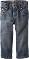👖 retro relaxed fit boot cut jeans for wrangler boys logo