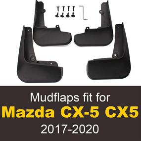 img 3 attached to 🚗 Автология крыло (брызговик) Автоподкладки Heavy Duty для Mazda CX-5 CX5 2017-2021 - Передние и задние крылоудержатели-брызговики для защиты от грязи и слякоти - Легкая установка, комплект из 4 шт.