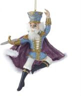 👑 exquisitely crafted kurt adler resin nutcracker prince ornament: a classic holiday treasure! logo