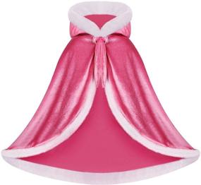 img 3 attached to 👸 Princess Costume Toddler Cloaks for Girls
