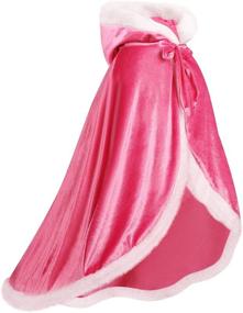 img 4 attached to 👸 Princess Costume Toddler Cloaks for Girls
