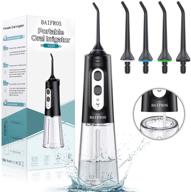 🦷 baifros cordless water dental flosser: portable rechargeable teeth cleaner with rgb light and 4 jet tips - ipx7 waterproof dental oral irrigator for home & travel logo