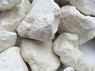 🍪 премиум белый съедобный глиняный кусочки - натуральные, безопасны для употребления, 4 унции (113 г) логотип