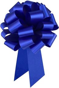 img 1 attached to 🎁 Set of 5 Large Christmas Gift Pull Bows - Gold, White, Green, Blue, Red, 9" Wide - Ideal for Presents, Birthdays, Holidays, Boxing Day, Fundraisers, School Dances