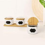 gracious porcelain condiment containers ceramic logo