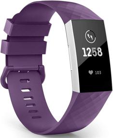 img 4 attached to ZALAVER Waterproof Bands: Compatible for Fitbit Charge 4 / Fitbit Charge 3 / Charge 3 SE, Classic &amp; Special Edition - Replacement Sport Wristband for Women and Men