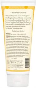 img 2 attached to 🐝 Burt's Bees Baby Bee Original Lotion, 6 Ounce